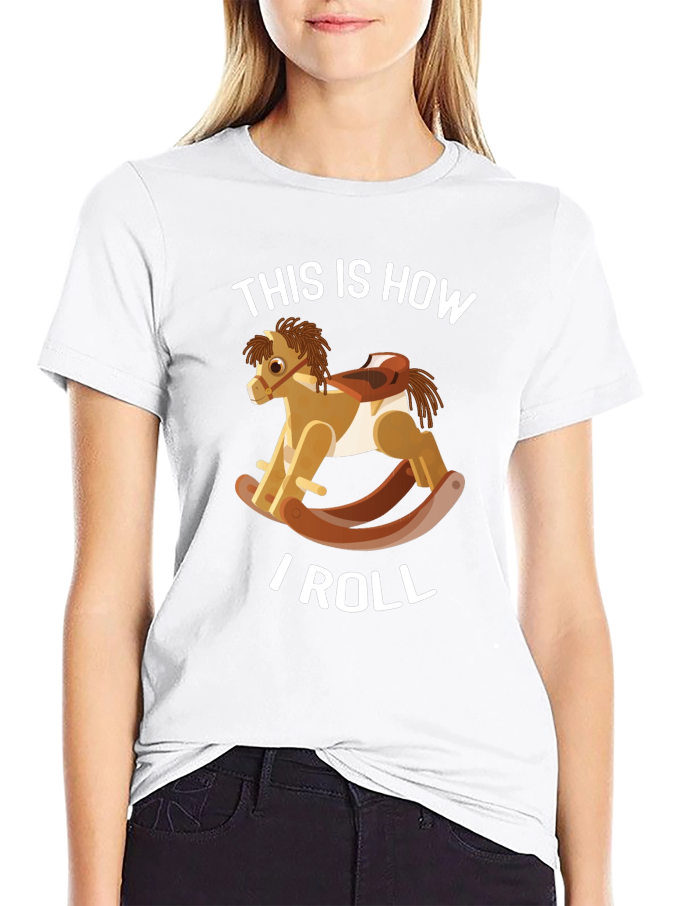Funny Rocking Horse T-Shirt - This Is How I Roll!