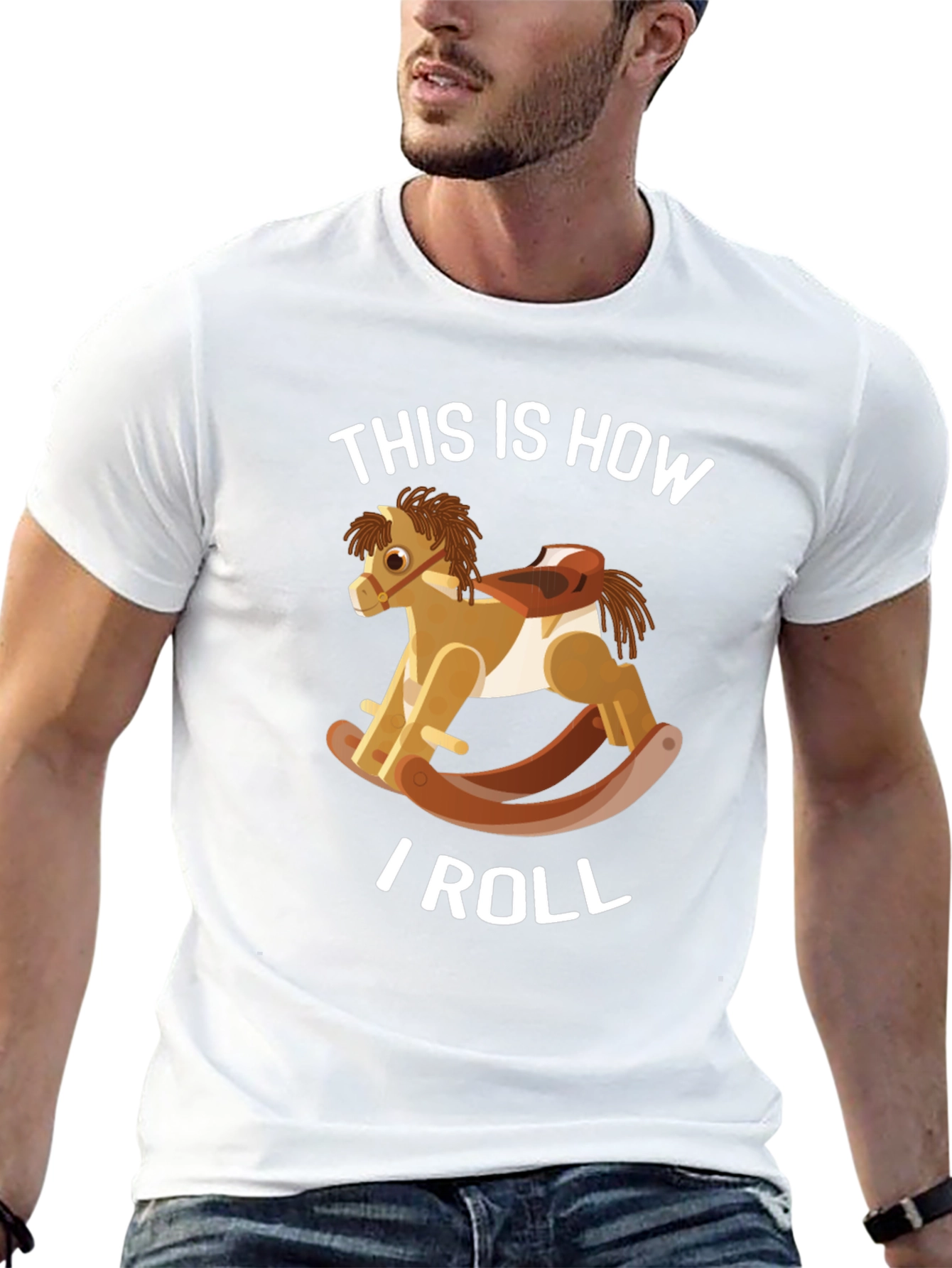 Funny Rocking Horse T-Shirt - This Is How I Roll!