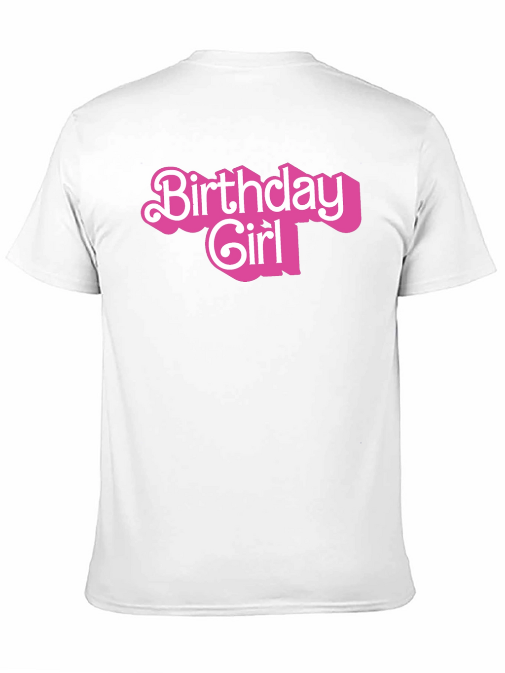 Birthday Girl Graphic Tee - Black Cotton Shirt