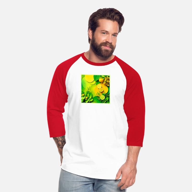 Abstract Lemon Lime Nature Art