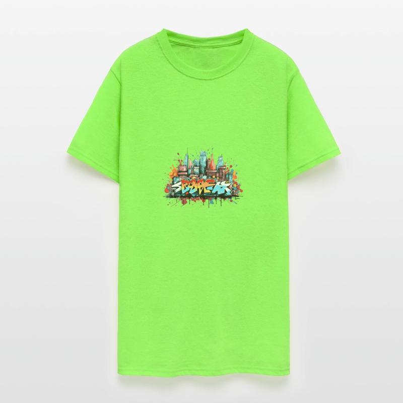 Abstract Urban Street Graffiti Art Apparel