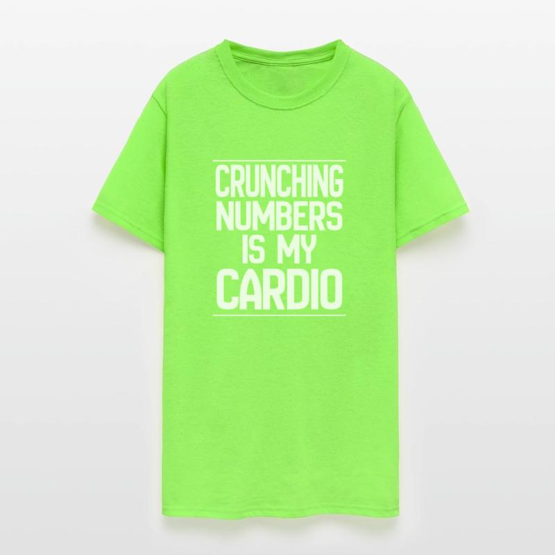 Accountant Crunching Numbers Is My Cardio retro