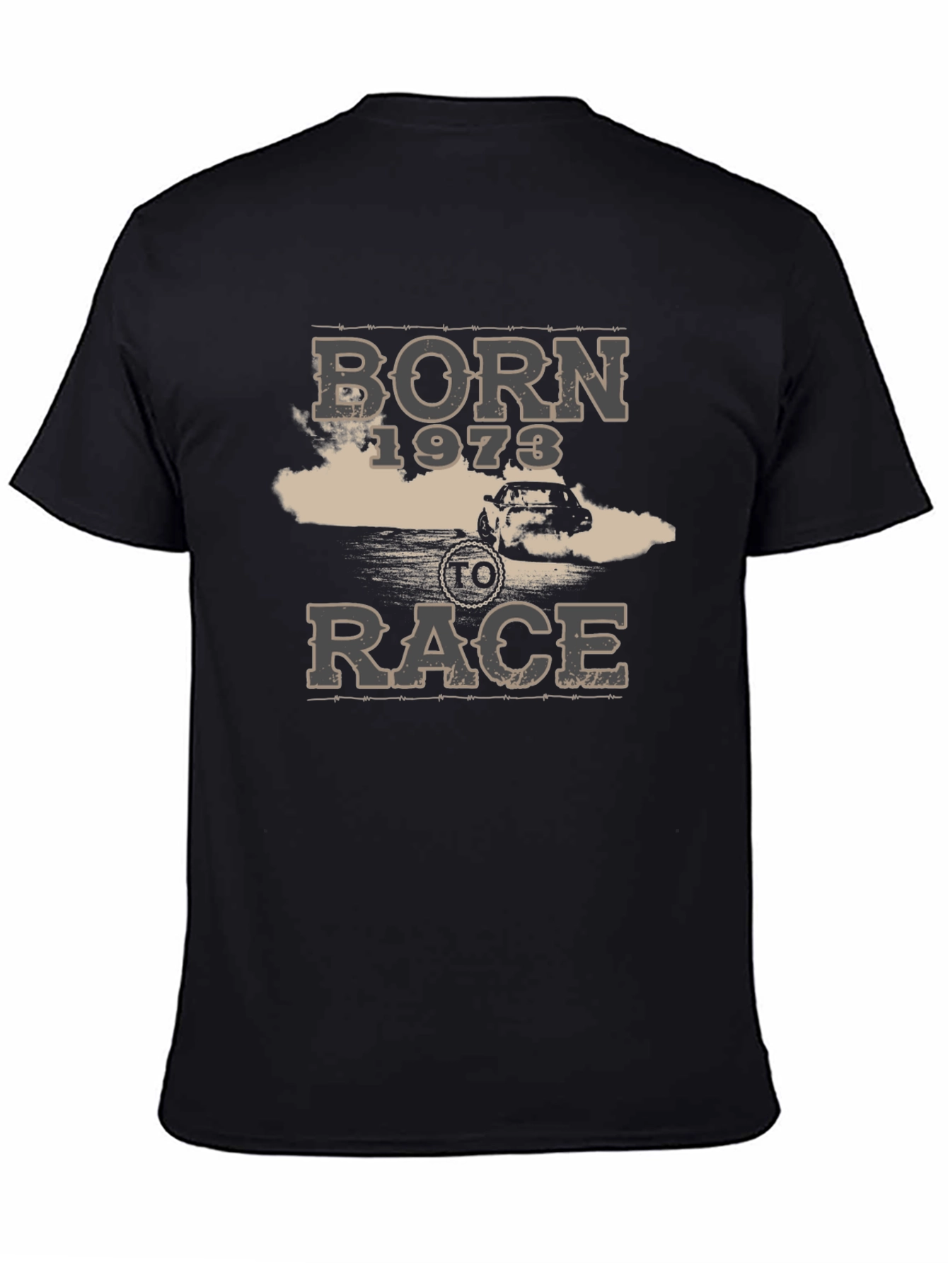 Born 1973 to Race Graphic T-Shirt - Black
