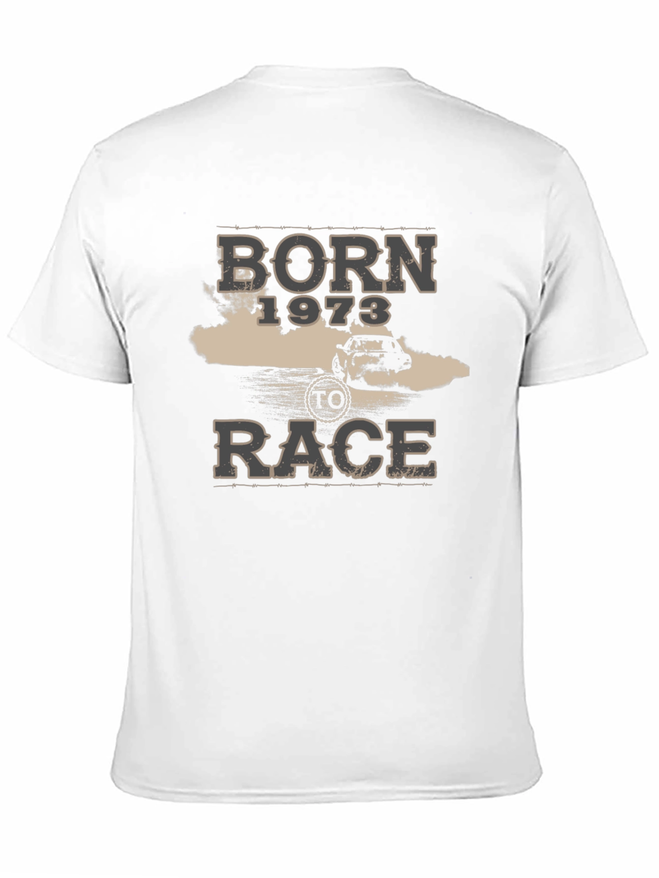 Born 1973 to Race Graphic T-Shirt - Black