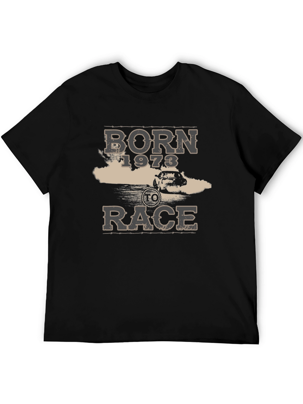 Born 1973 to Race Graphic T-Shirt - Black