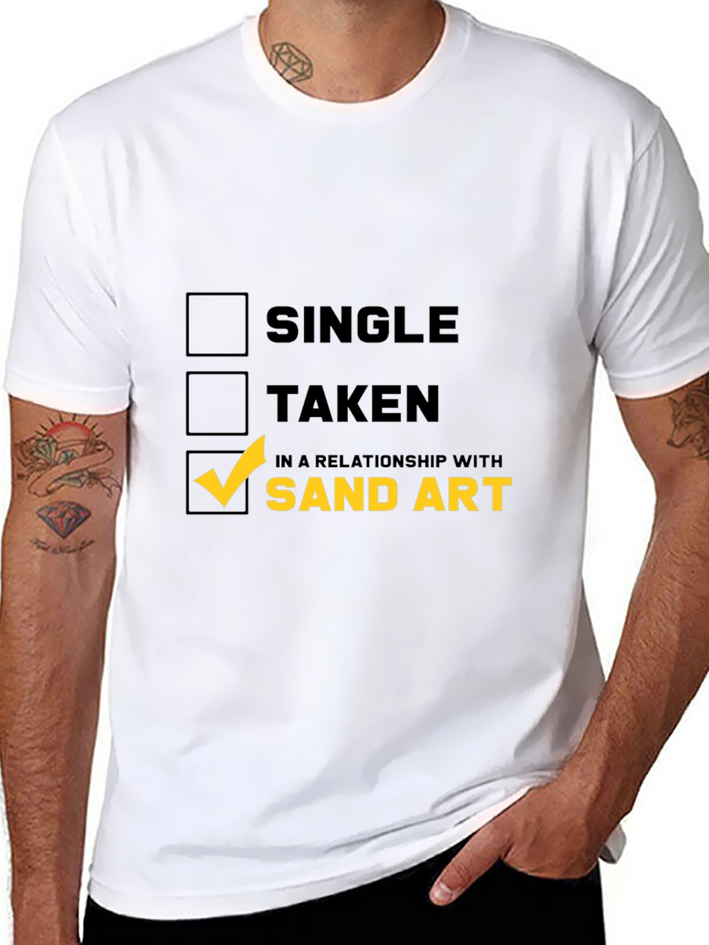 Sand Art Relationship T-Shirt