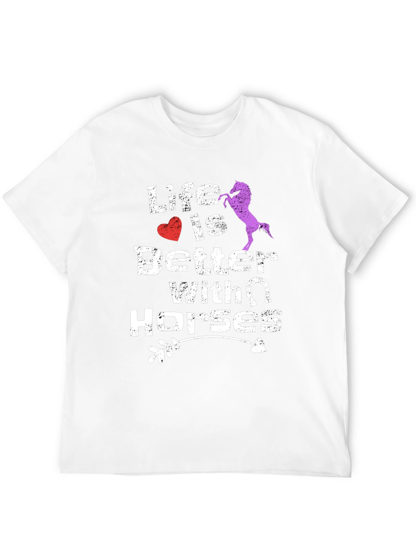 Life Is Better With Horses Graphic Tee
