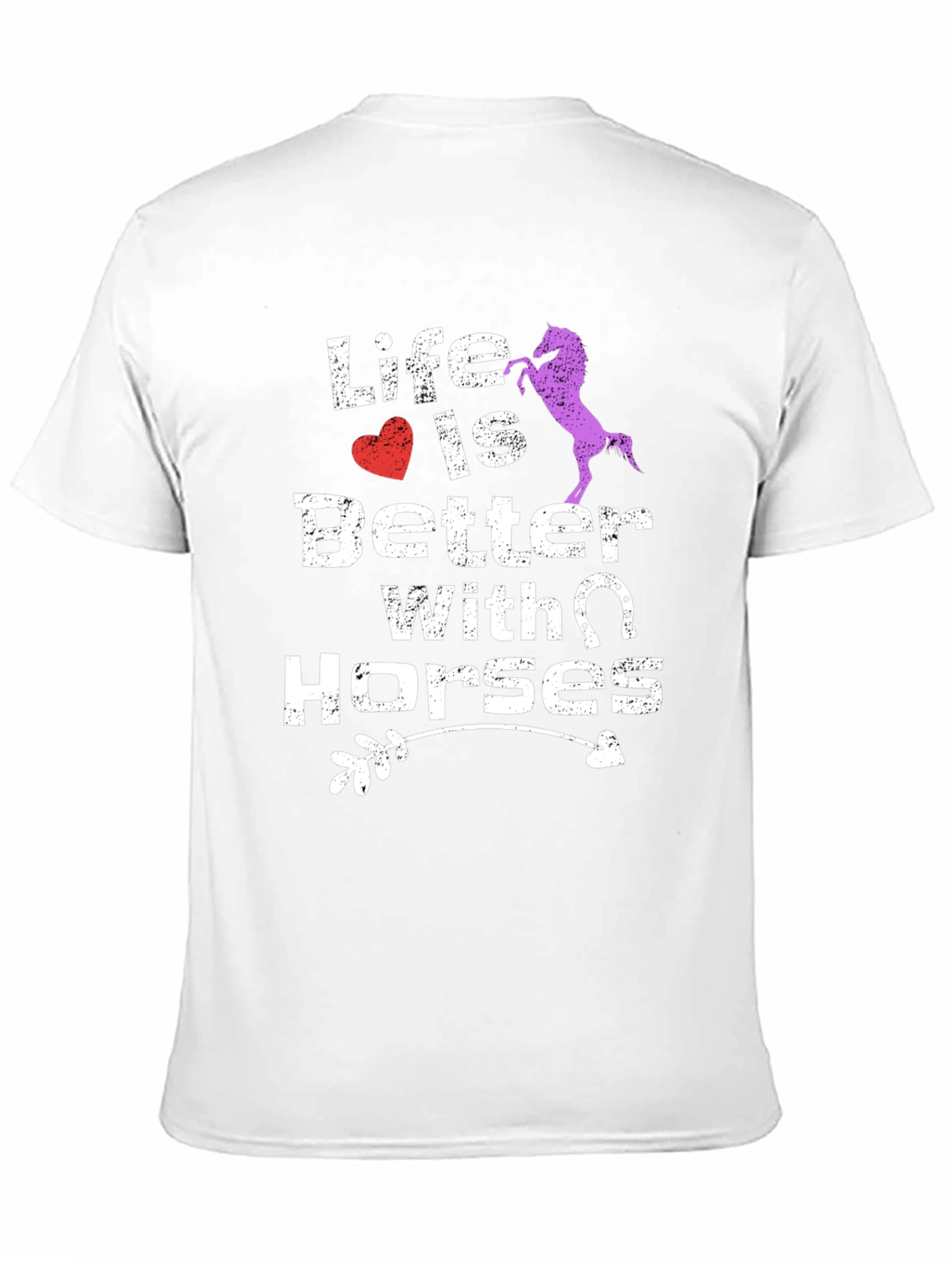 Life Is Better With Horses Graphic Tee