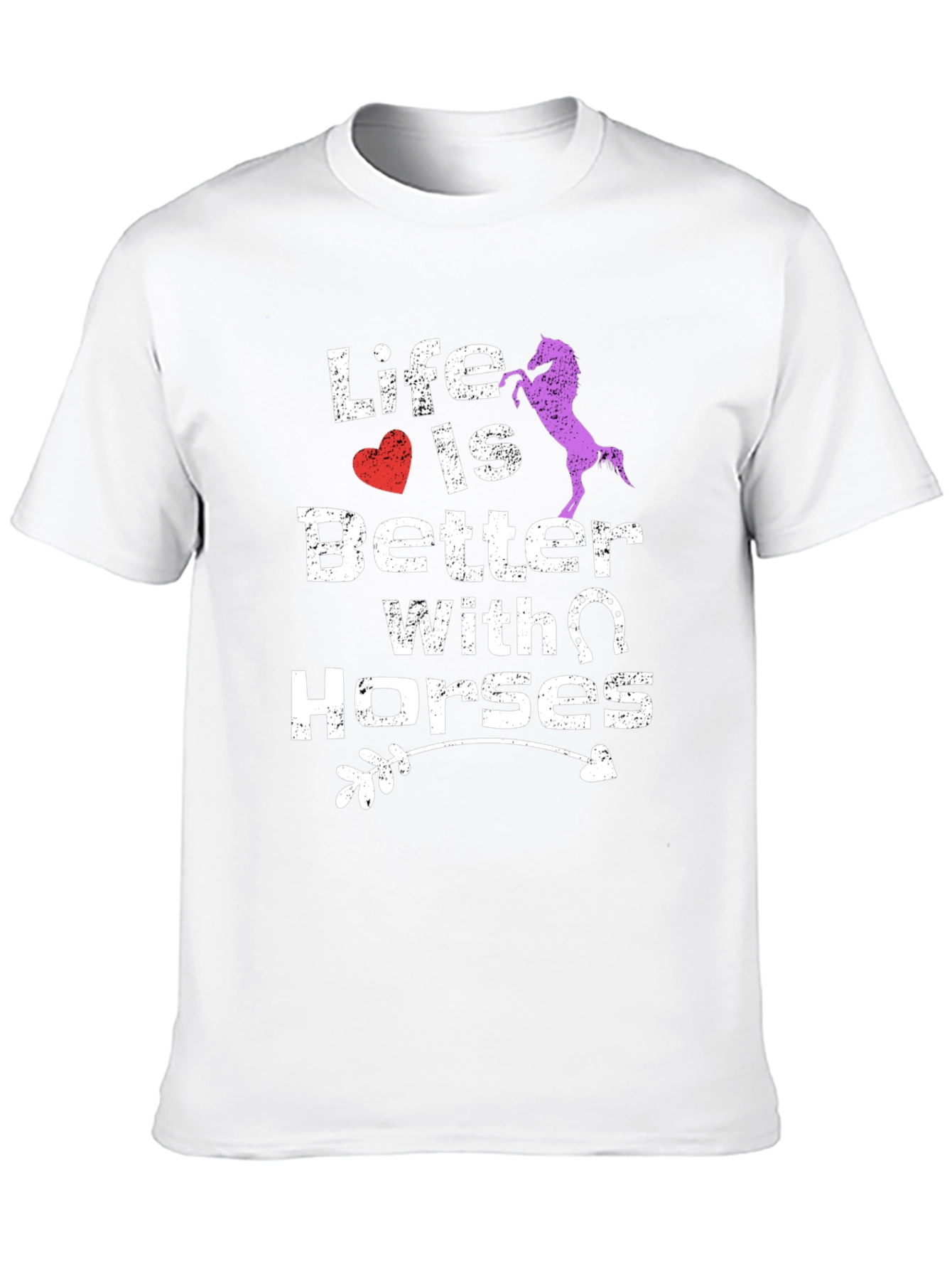 Life Is Better With Horses Graphic Tee