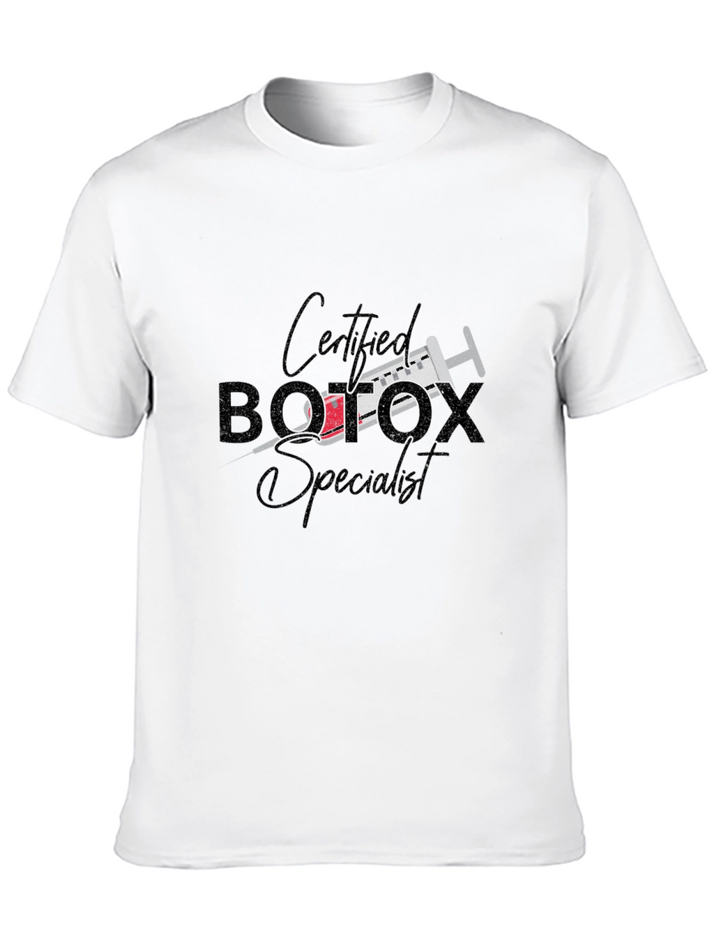 Certified Botox Specialist Black Graphic Tee