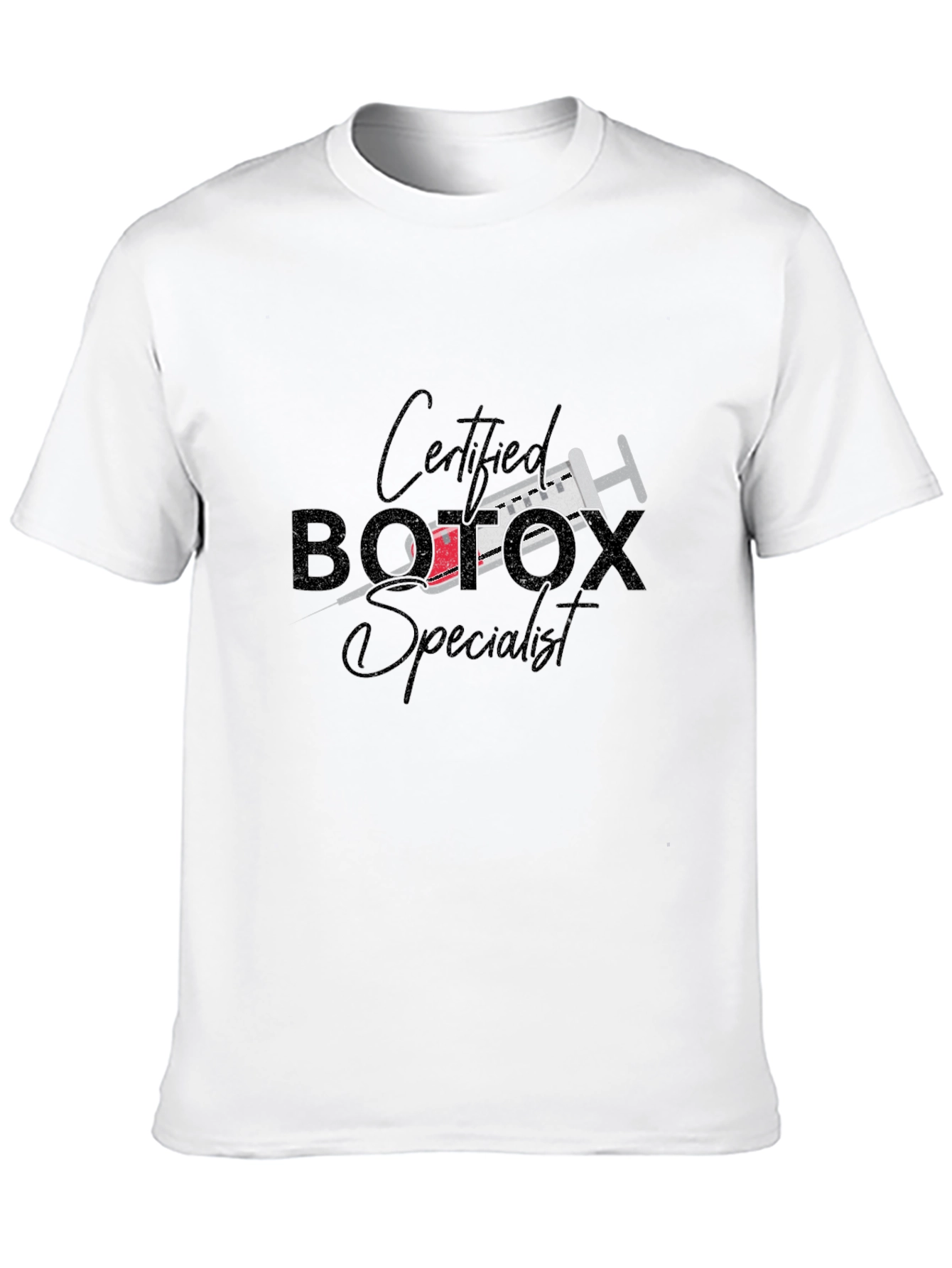 Certified Botox Specialist Black Graphic Tee