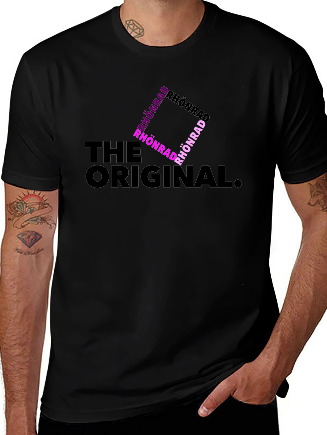 Rhönrad: The Original Black Graphic Tee