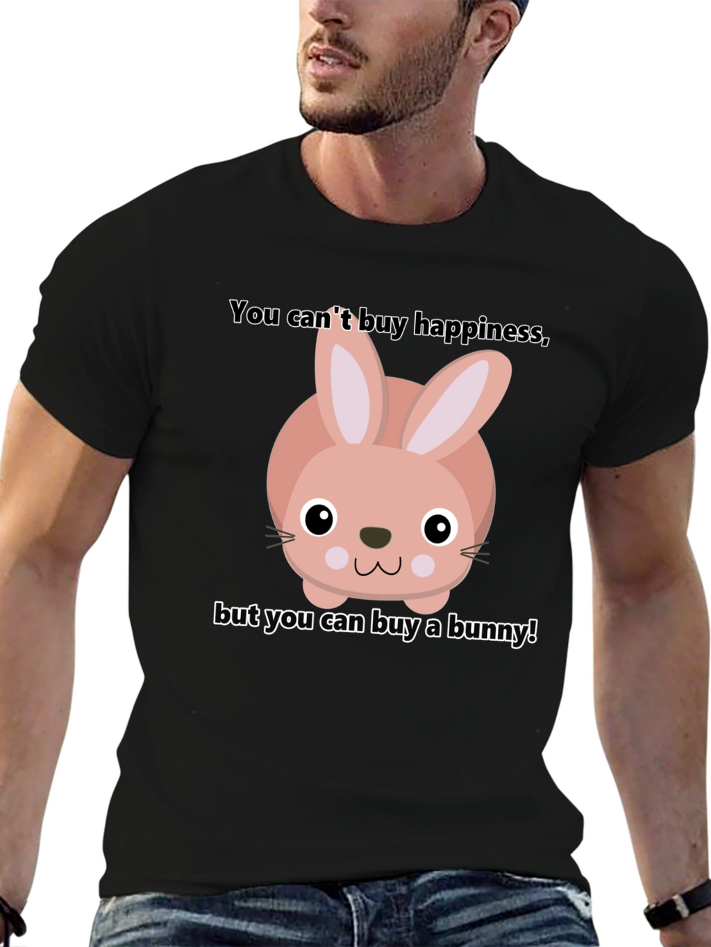 Funny Bunny T-Shirt - Buy Happiness