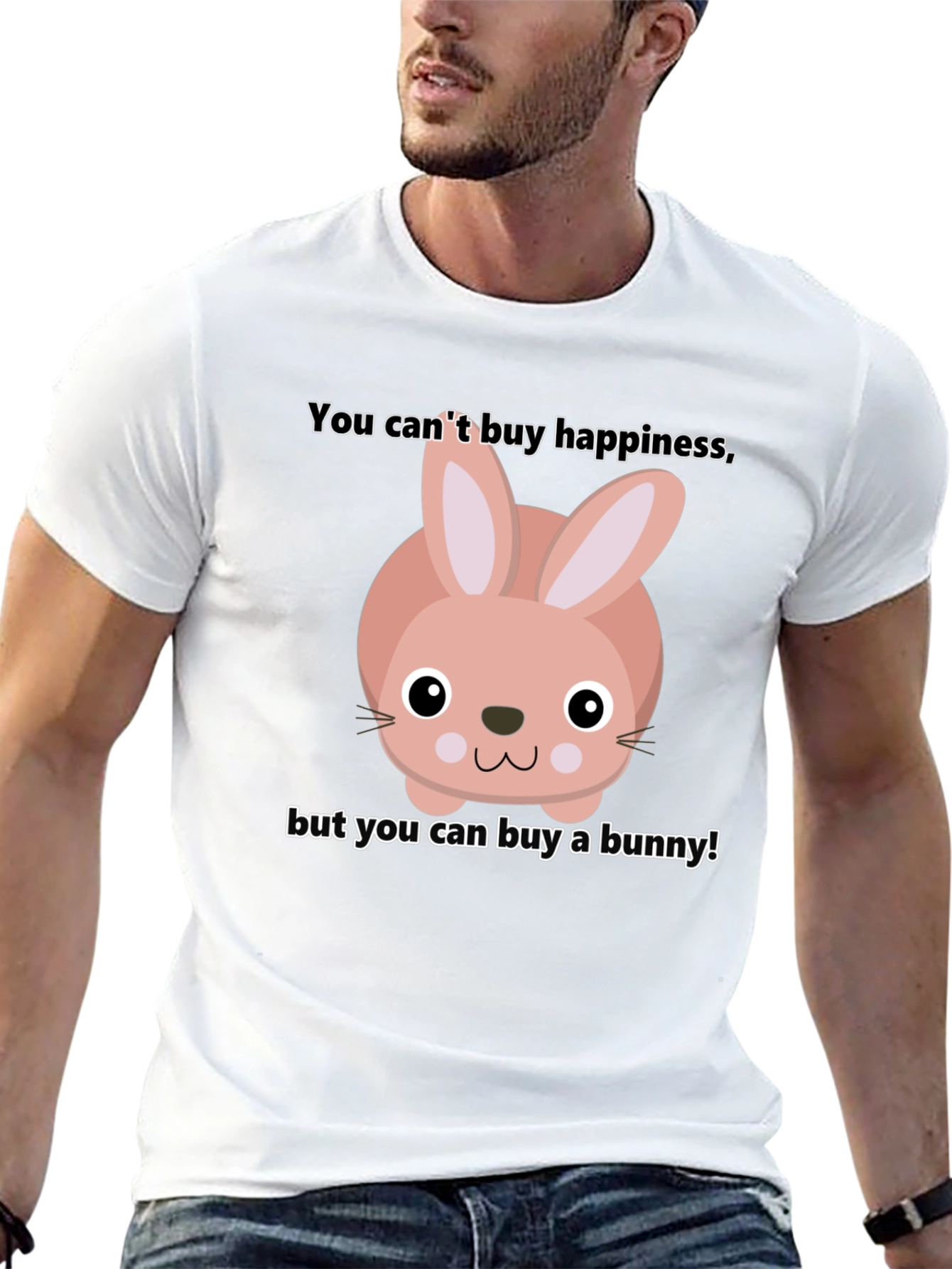 Funny Bunny T-Shirt - Buy Happiness