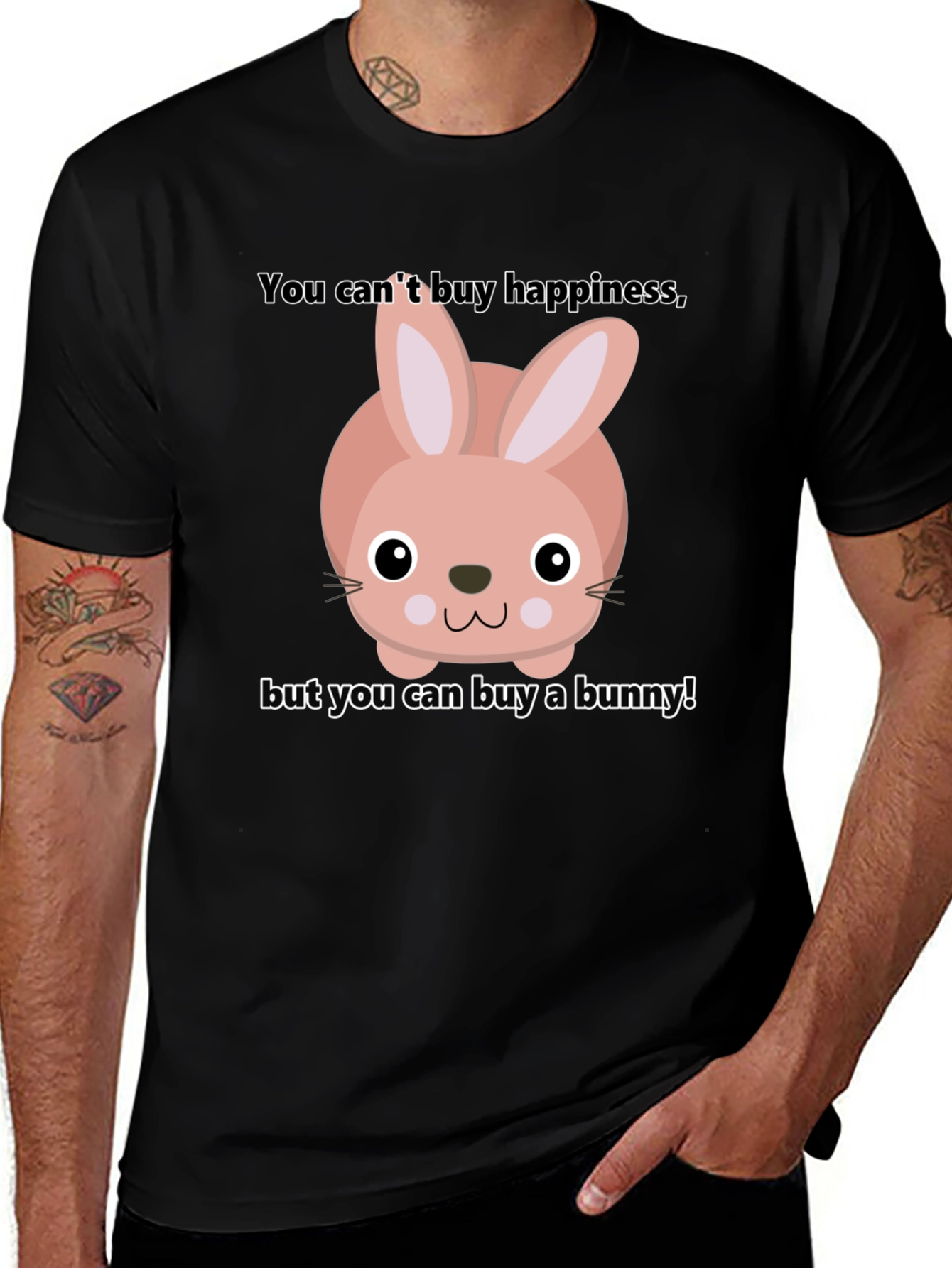 Funny Bunny T-Shirt - Buy Happiness