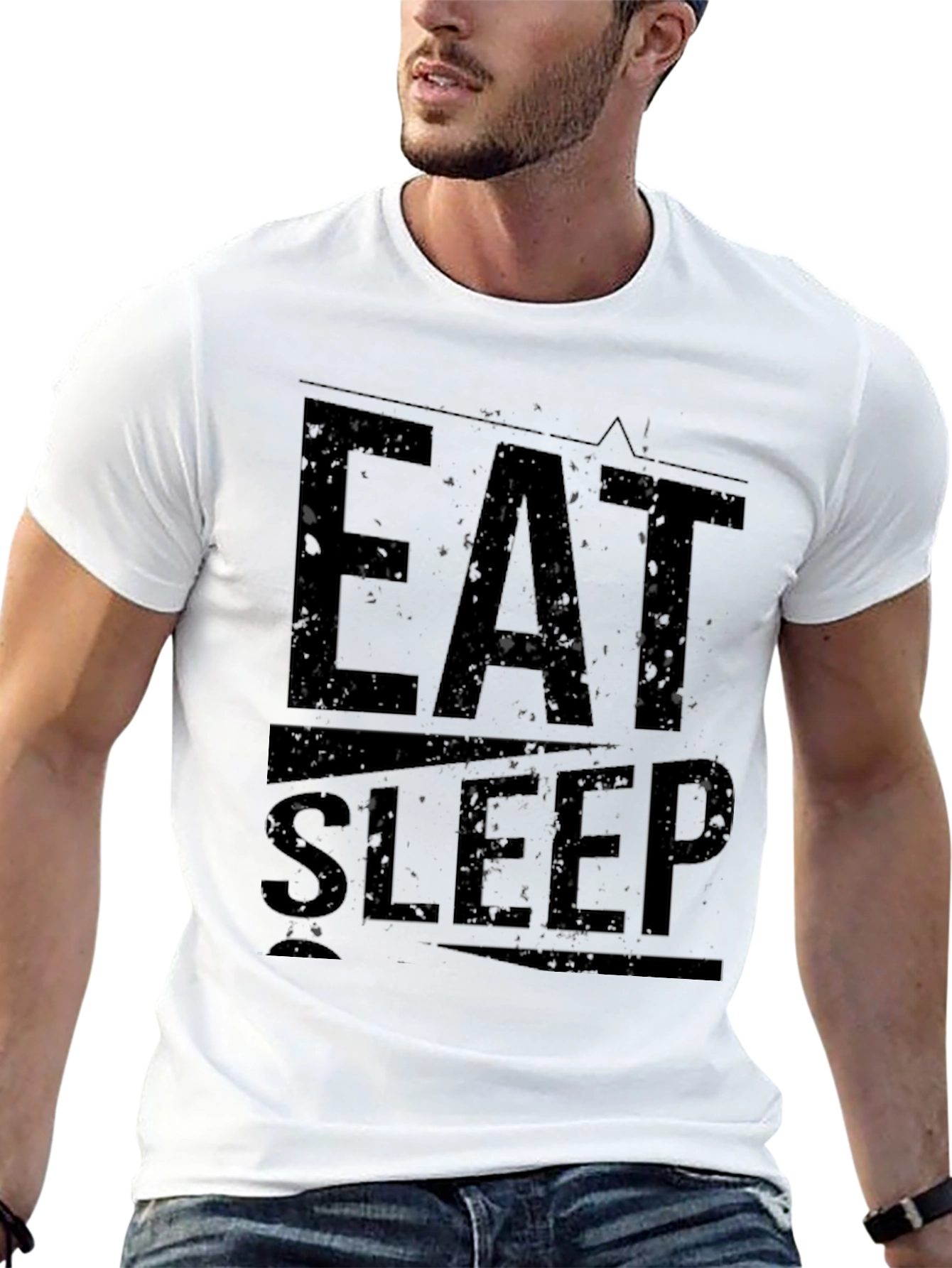 Eat Sleep Ski Graphic T-Shirt