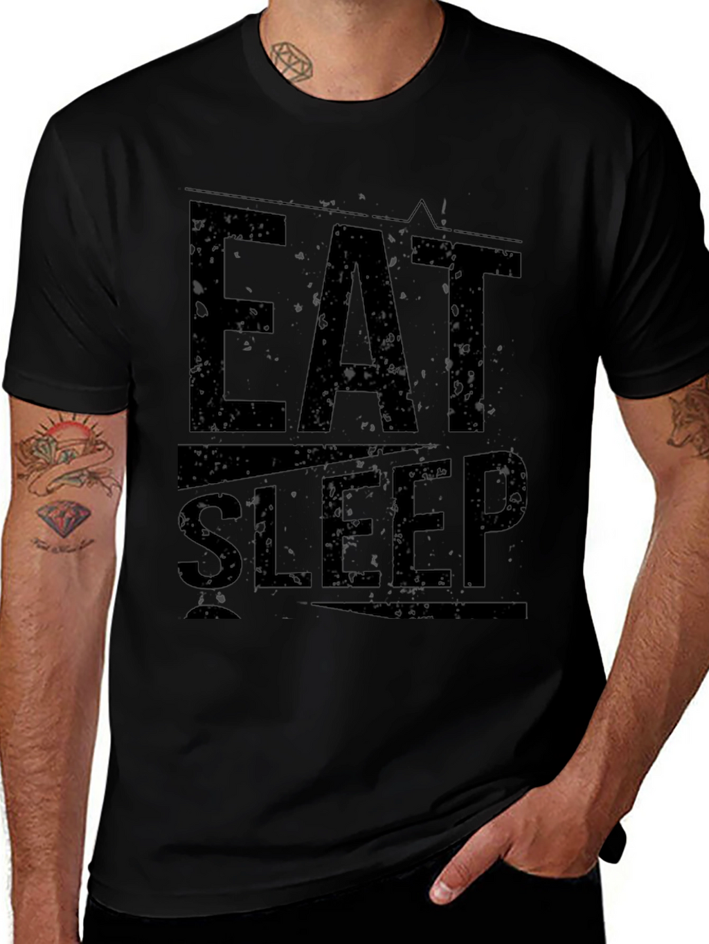 Eat Sleep Ski Graphic T-Shirt