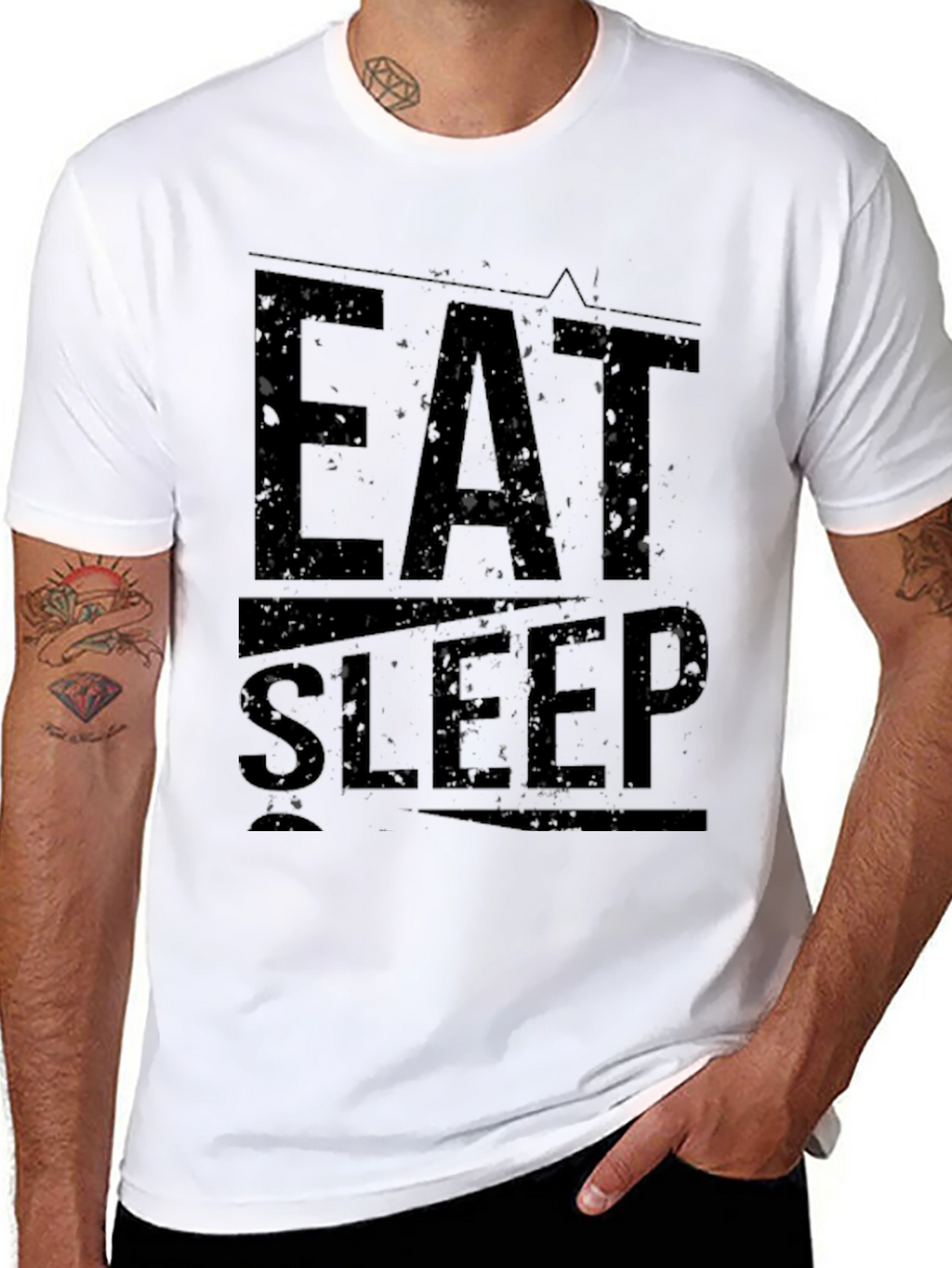 Eat Sleep Ski Graphic T-Shirt