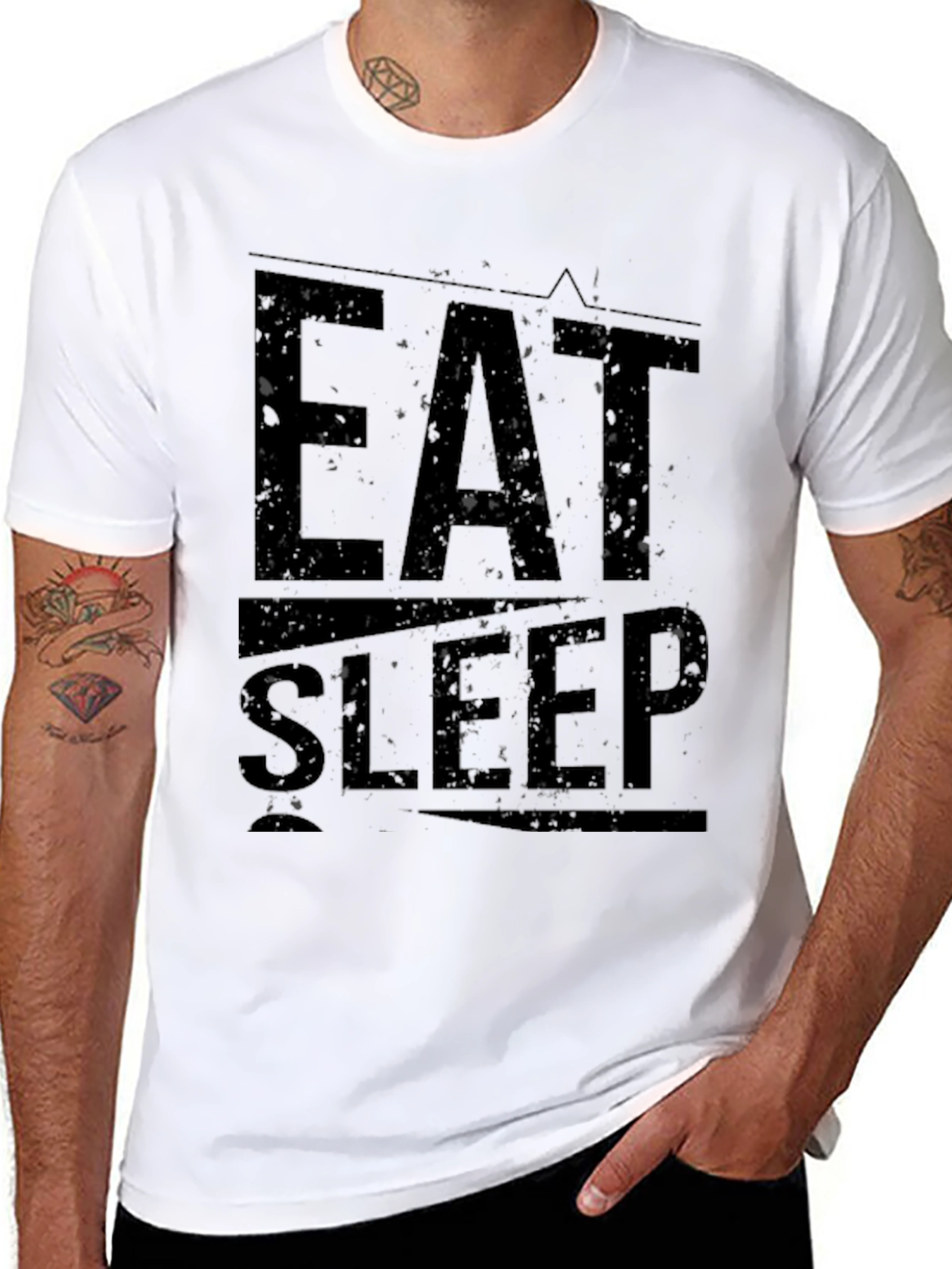 Eat Sleep Ski Graphic T-Shirt