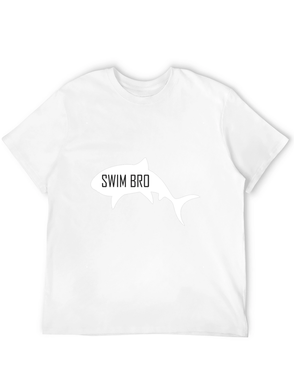 Swim Bro Shark Graphic Tee - Black