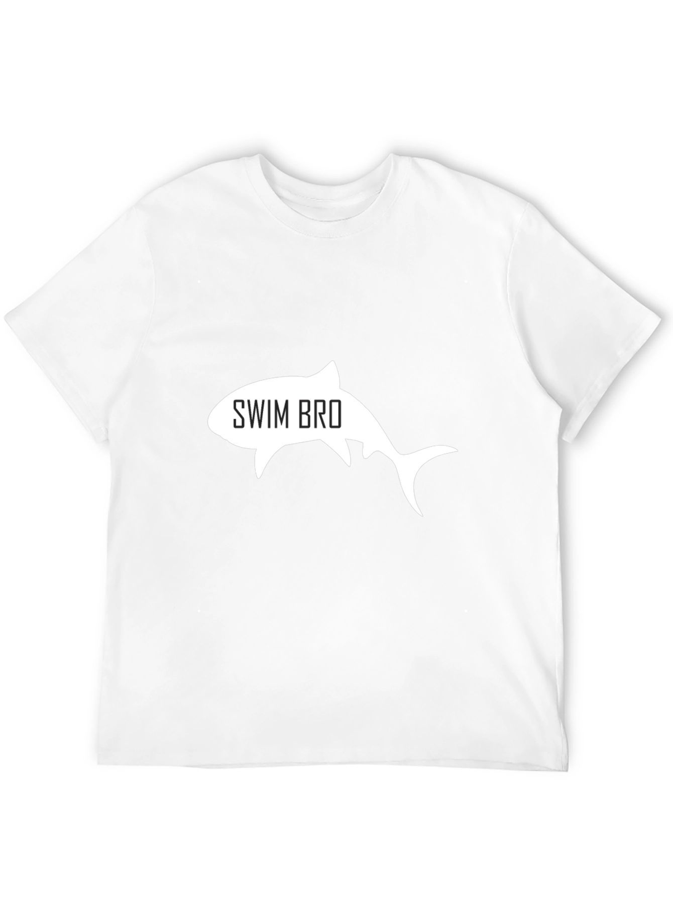 Swim Bro Shark Graphic Tee - Black