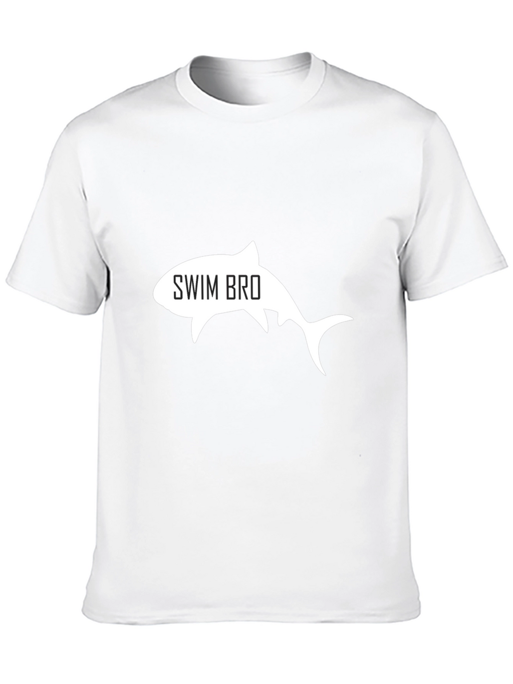 Swim Bro Shark Graphic Tee - Black