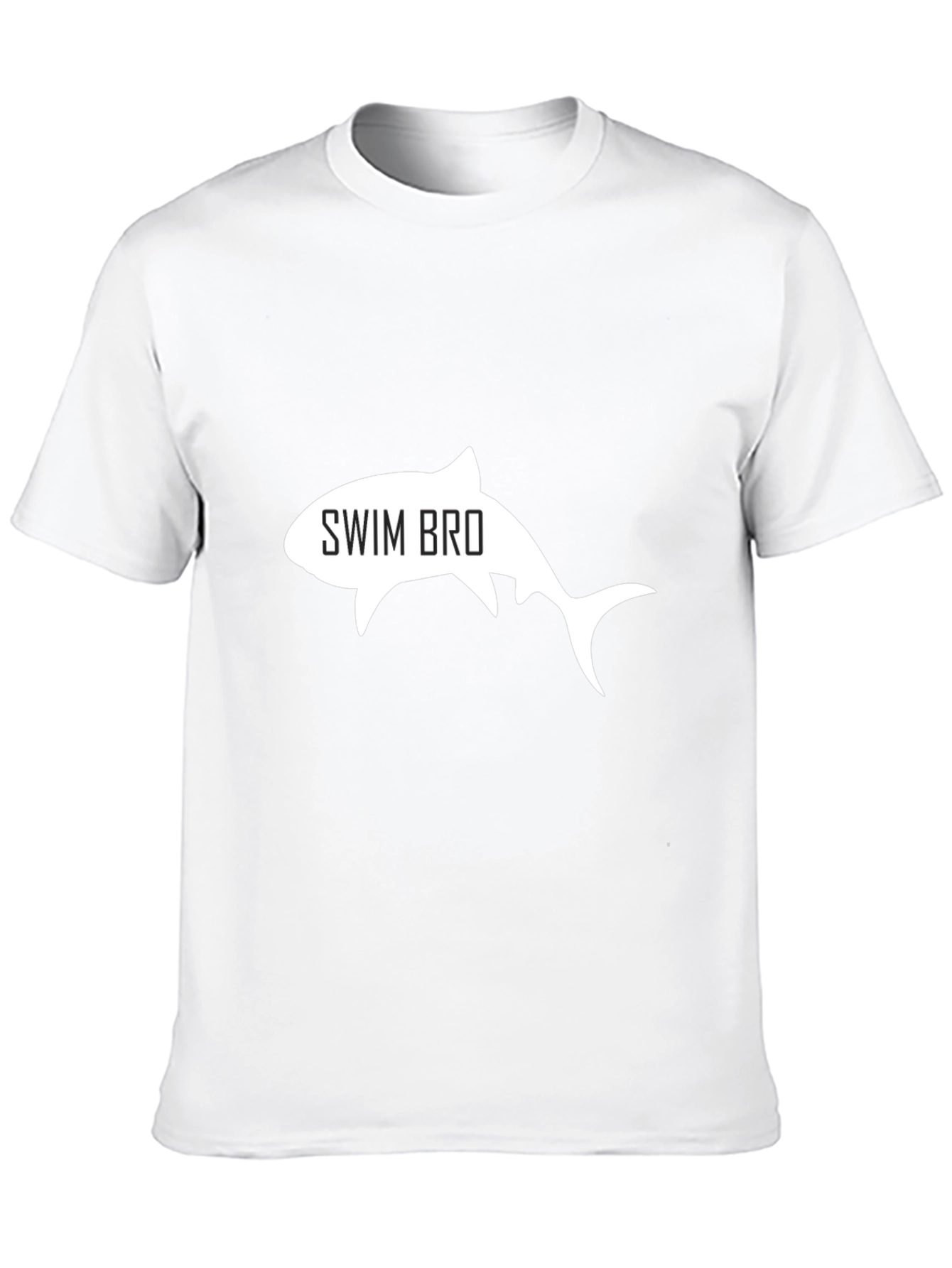 Swim Bro Shark Graphic Tee - Black