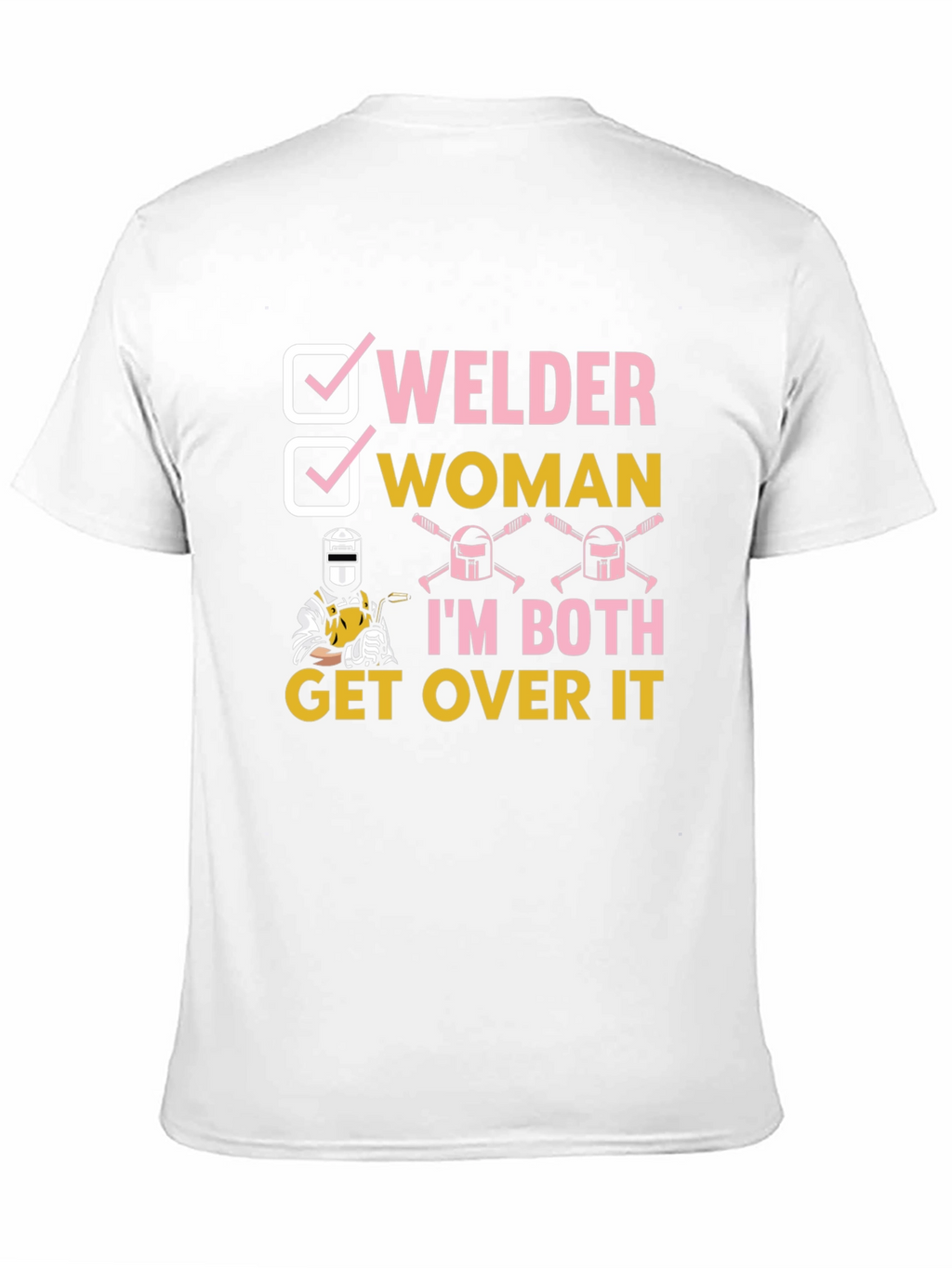 Welder Woman Graphic T-Shirt Funny Welder Tee