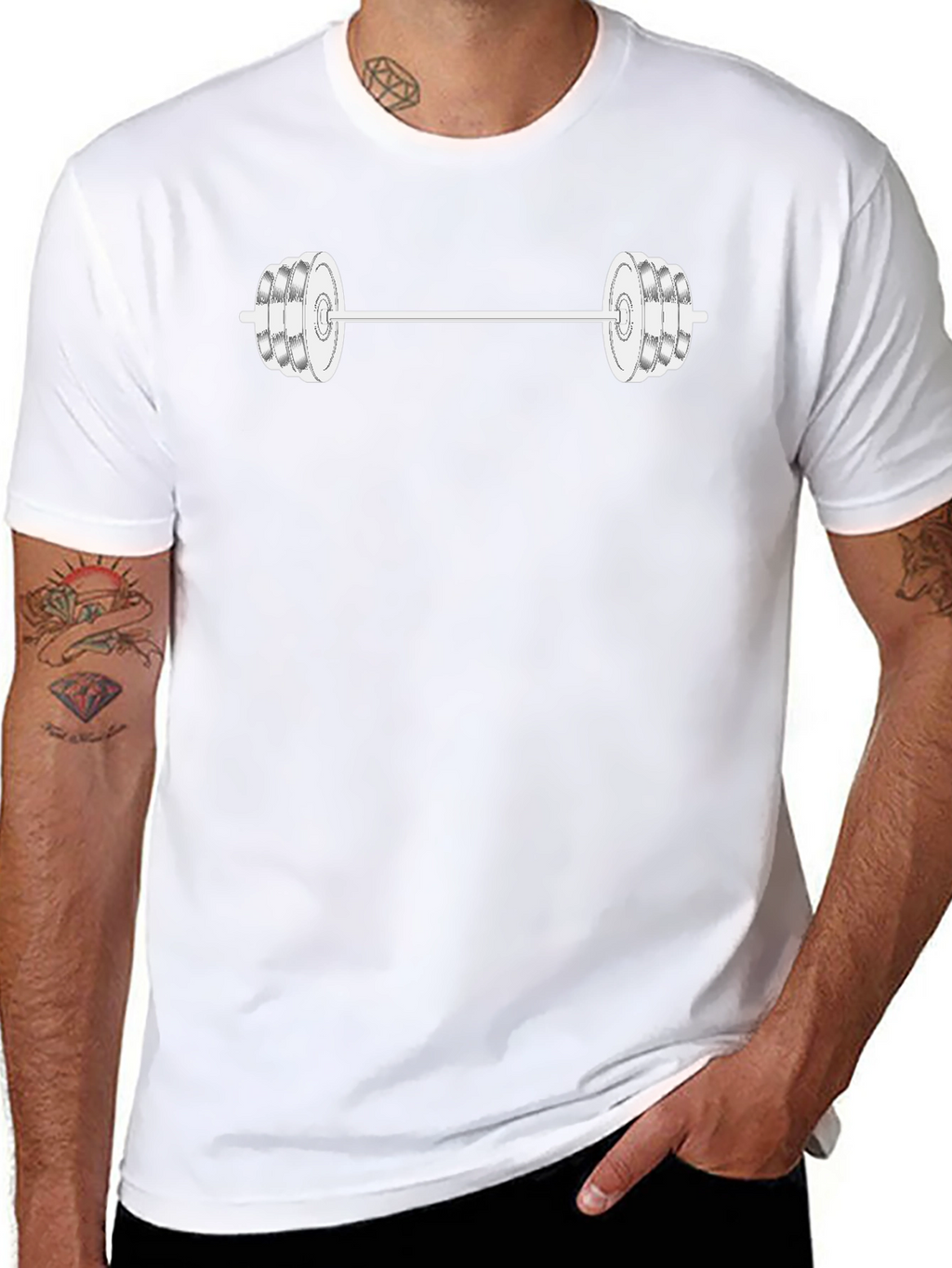 Gym Lift Graphic Tee - Black