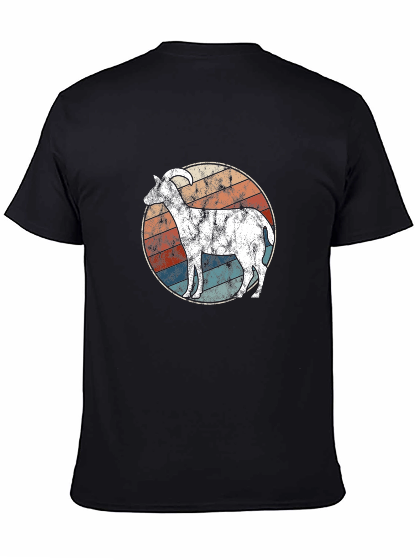 Vintage Goat Circle Graphic Tee