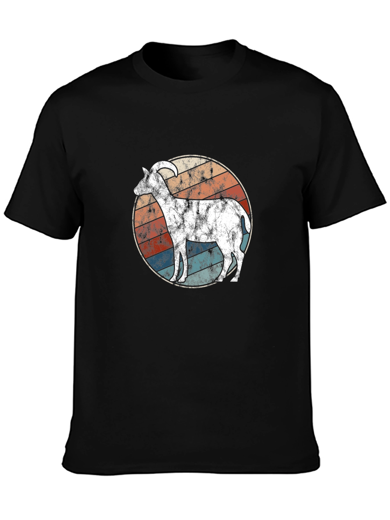 Vintage Goat Circle Graphic Tee