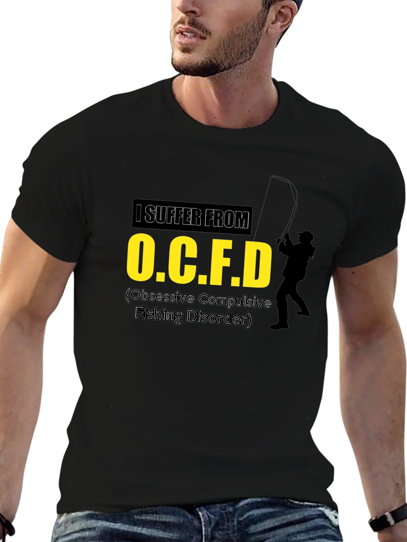 O.C.F.D. Fishing Disorder Graphic T-Shirt