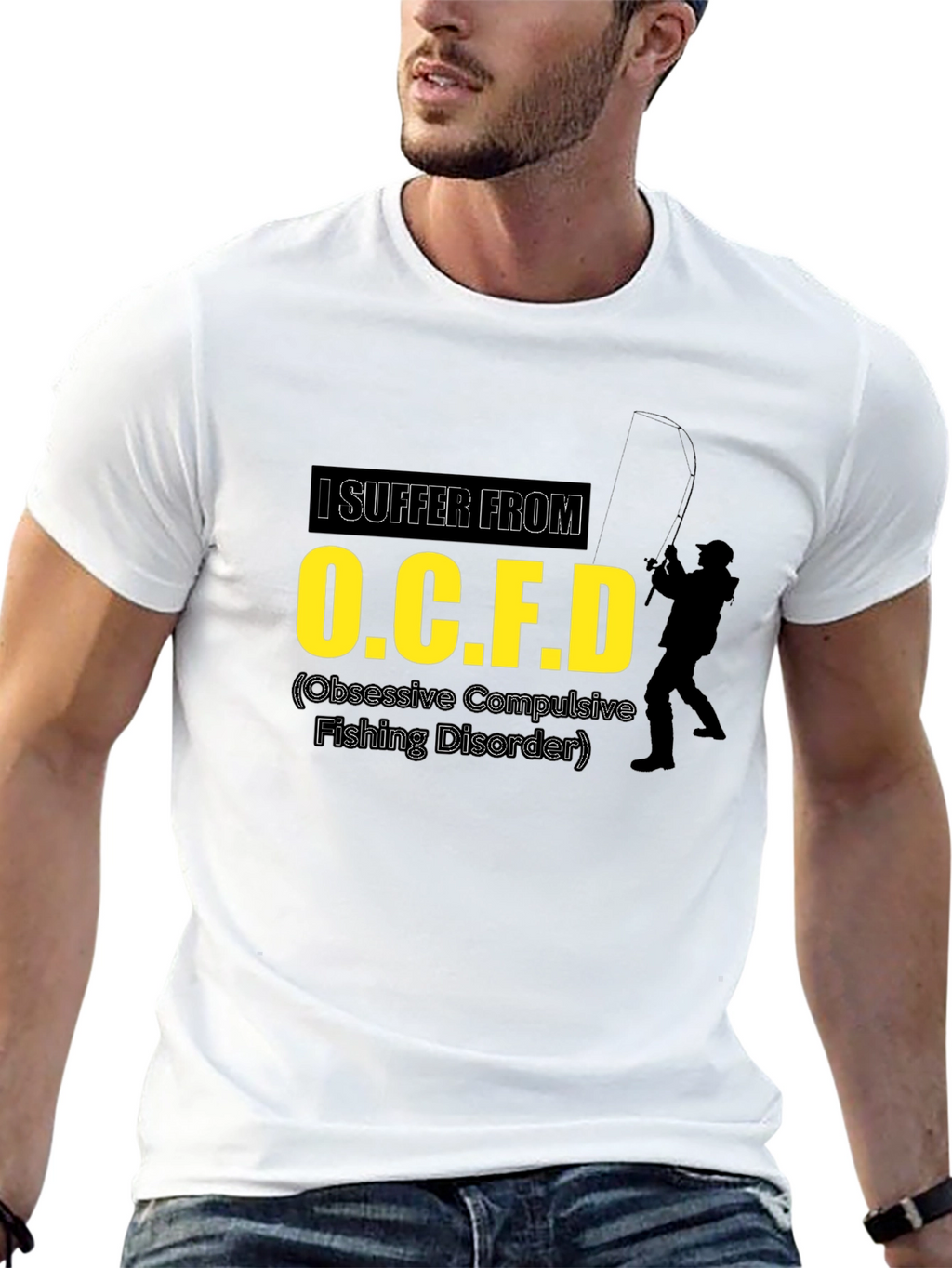 O.C.F.D. Fishing Disorder Graphic T-Shirt