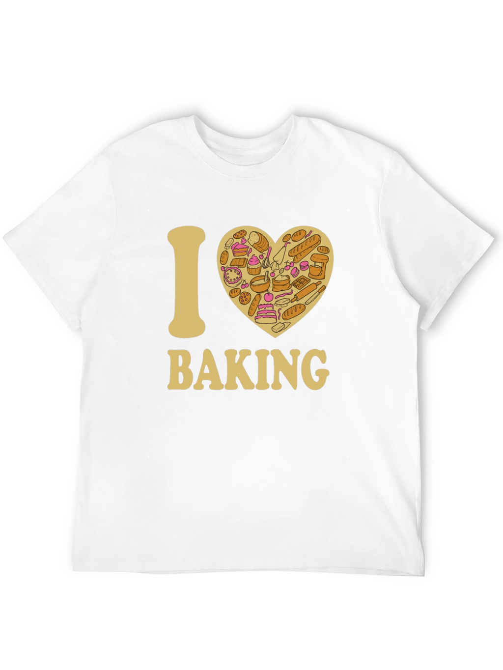 I Heart Baking Black T-Shirt