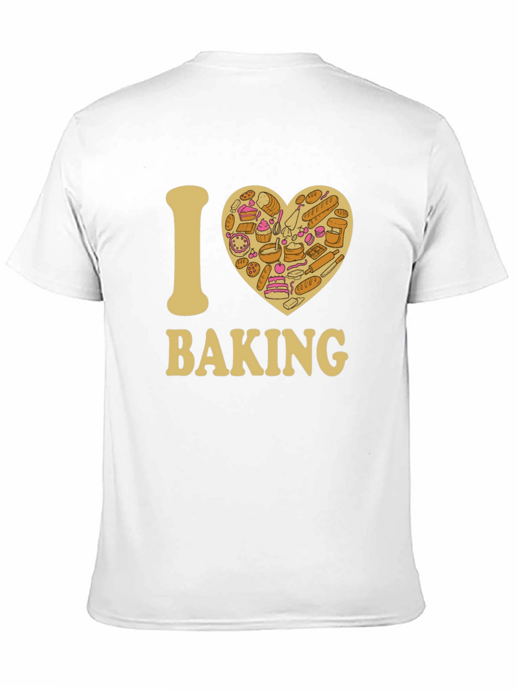 I Heart Baking Black T-Shirt