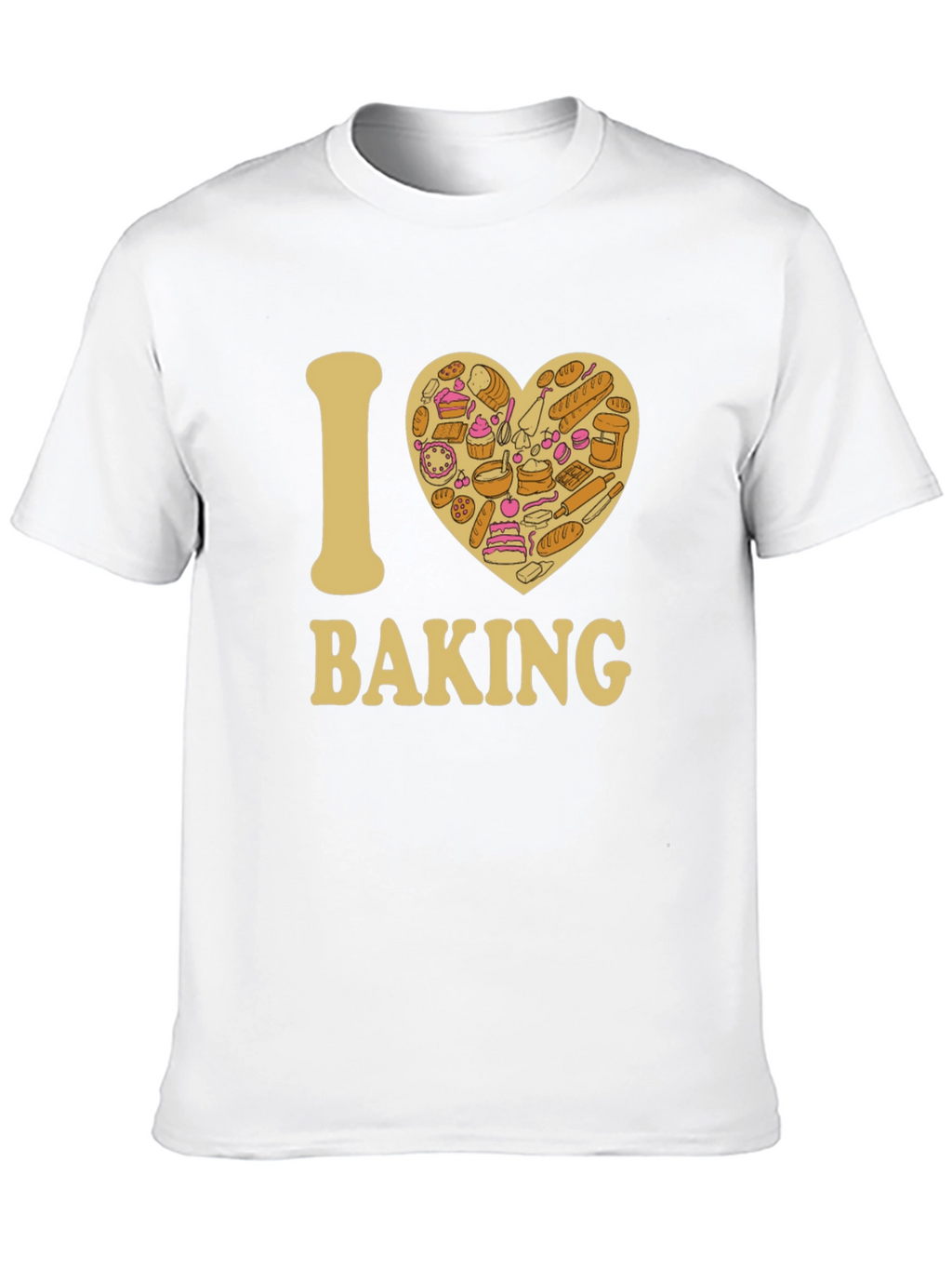 I Heart Baking Black T-Shirt