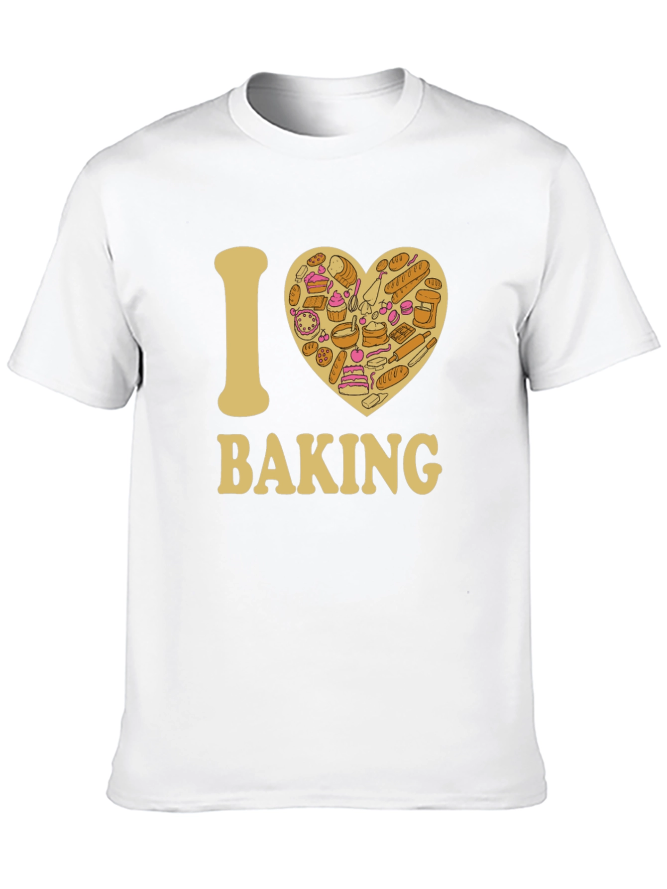 I Heart Baking Black T-Shirt