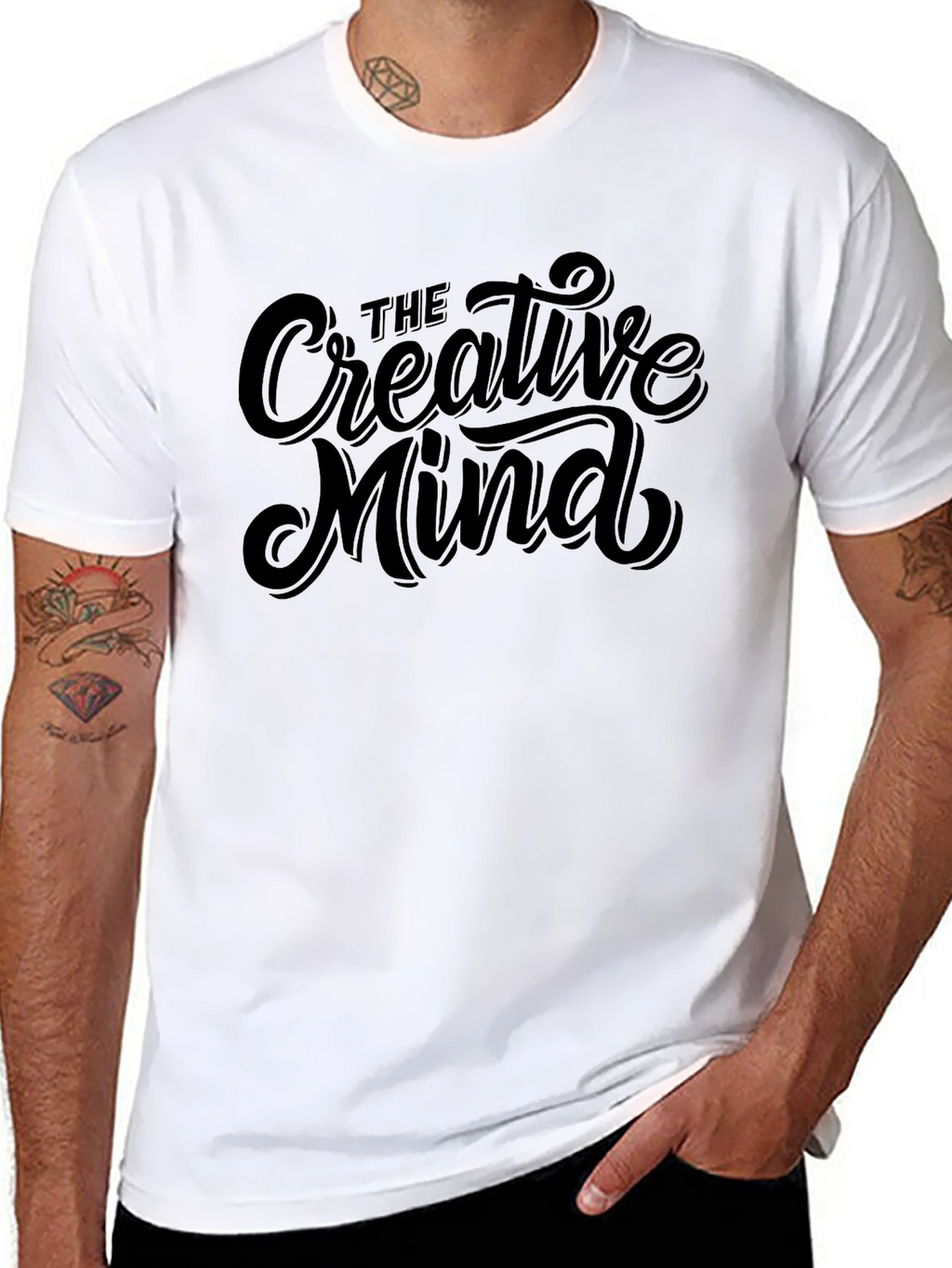 The Creative Mind Black Graphic Tee