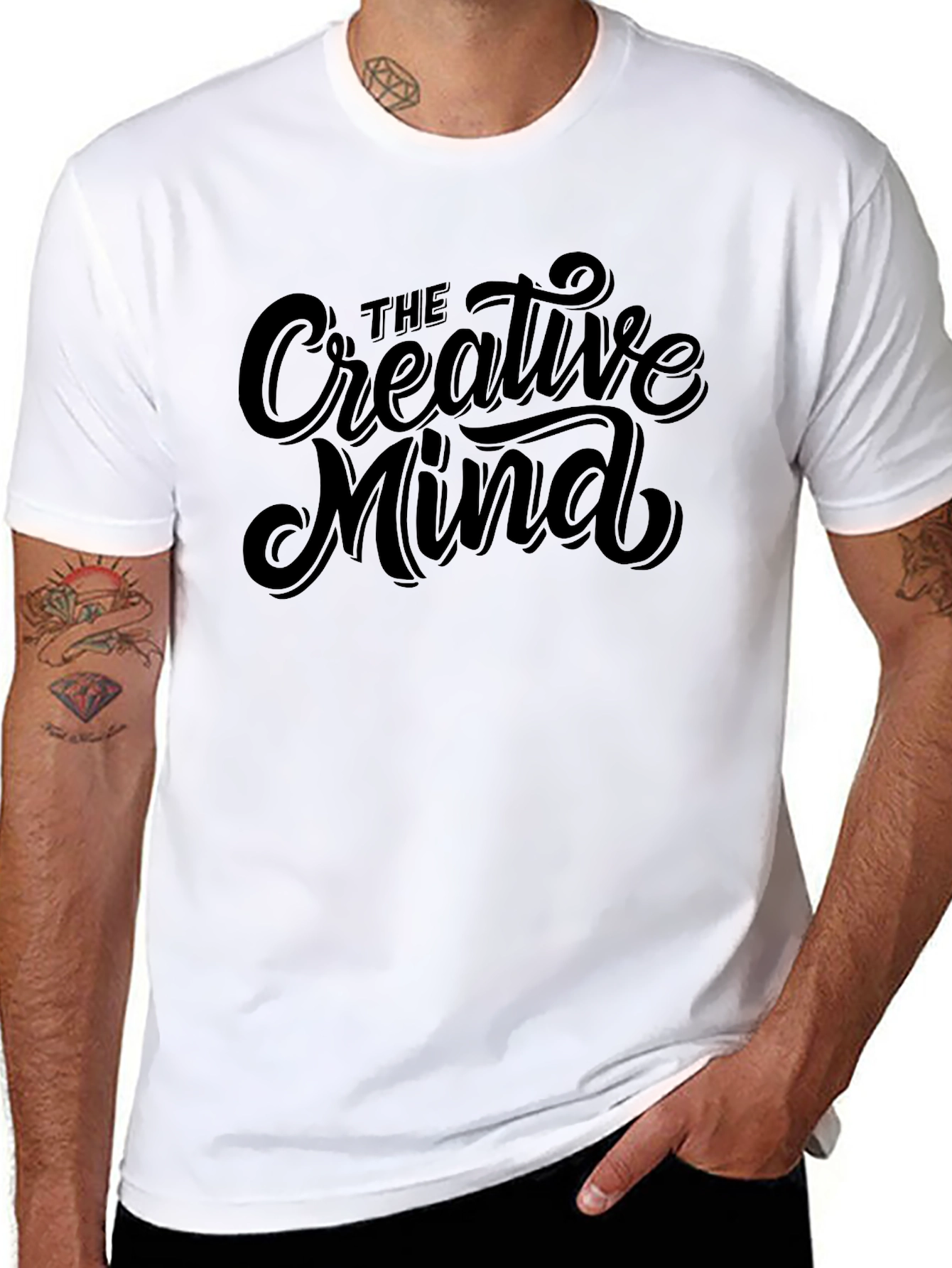 The Creative Mind Black Graphic Tee