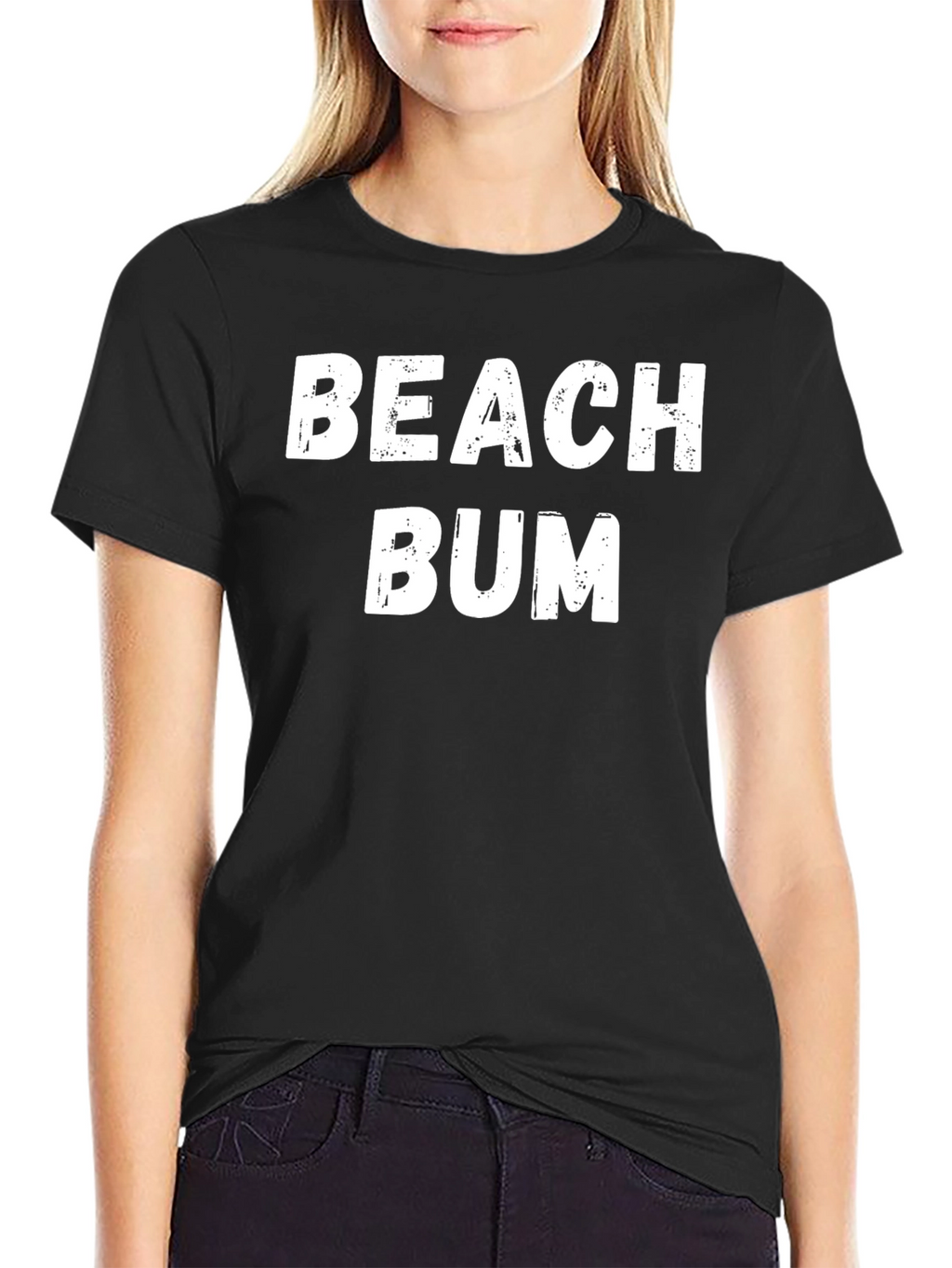Beach Bum Black T-Shirt
