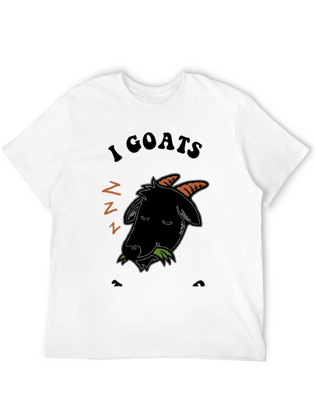 I Love Goats T-Shirt - Black Cotton Blend