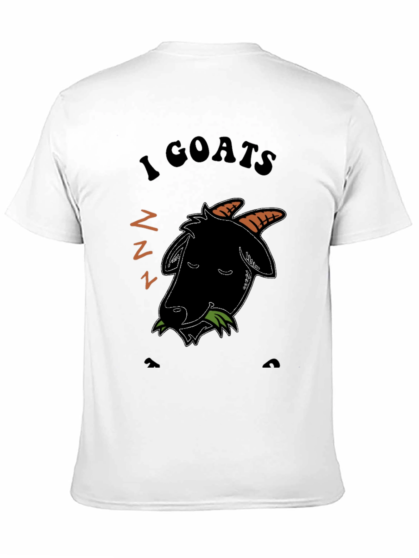 I Love Goats T-Shirt - Black Cotton Blend