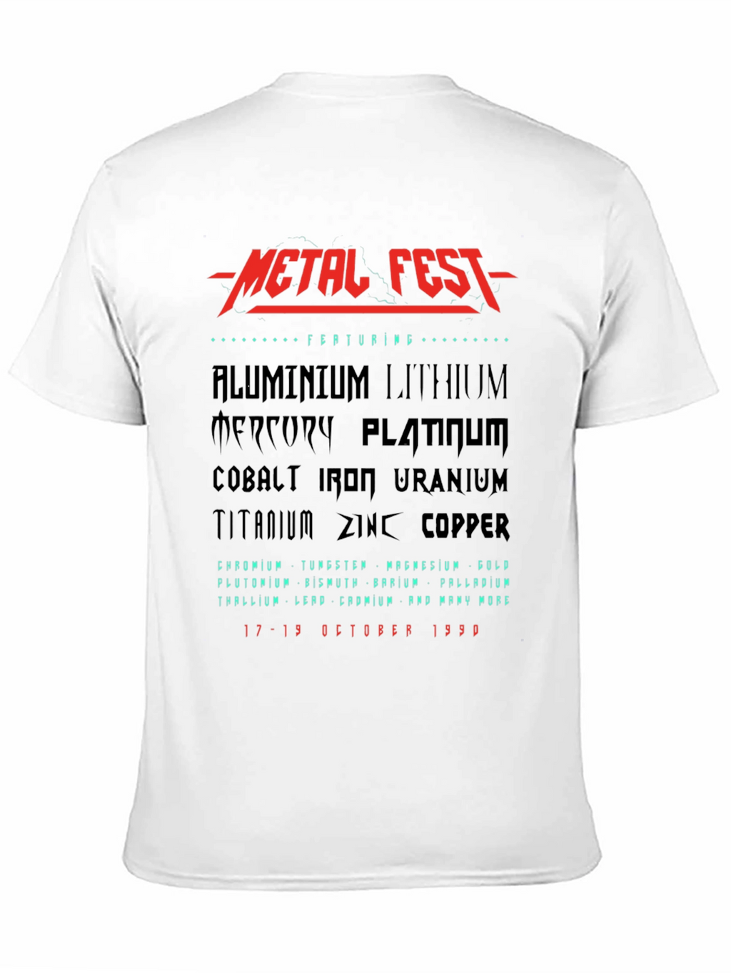 Metal Fest T-Shirt - October 1990
