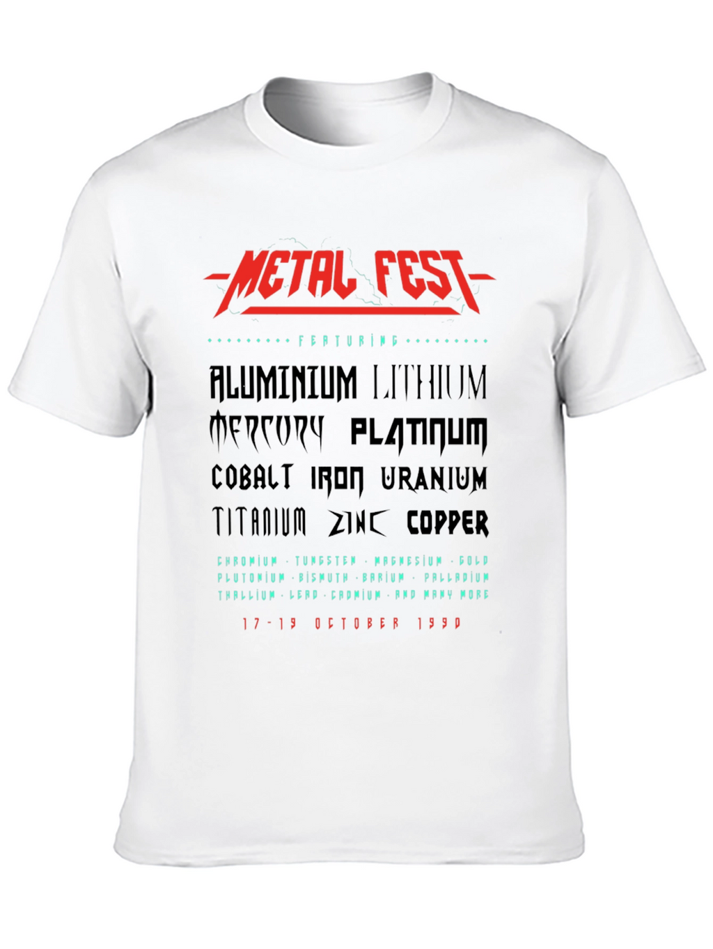 Metal Fest T-Shirt - October 1990