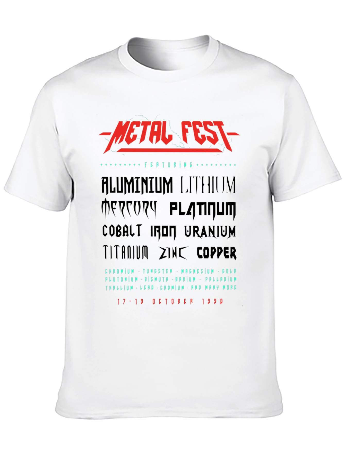 Metal Fest T-Shirt - October 1990