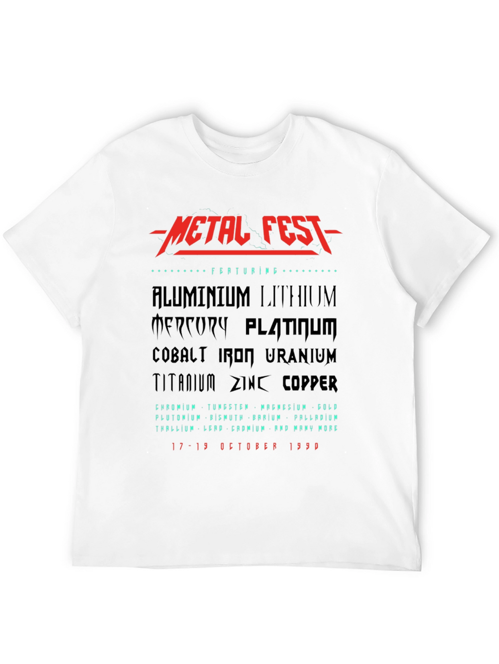 Metal Fest T-Shirt - October 1990