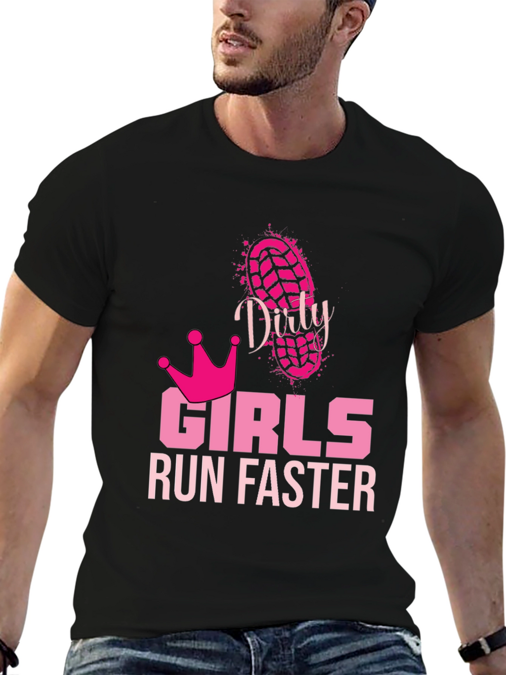 Dirty Girls Run Faster Graphic Tee