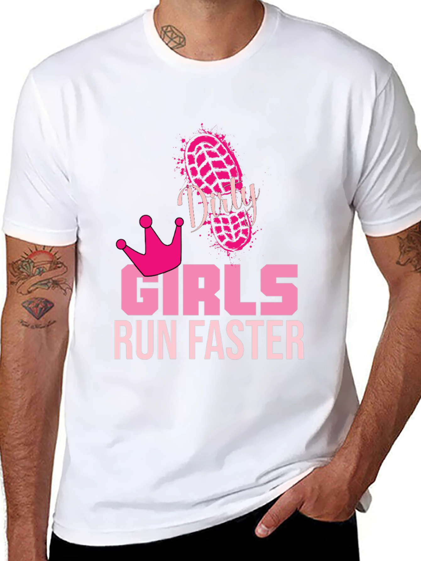 Dirty Girls Run Faster Graphic Tee