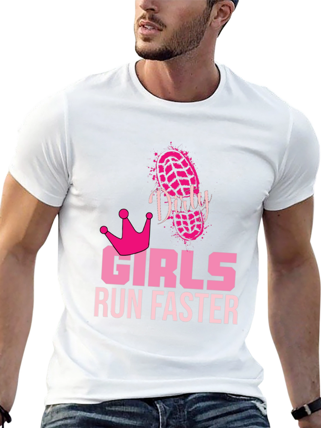 Dirty Girls Run Faster Graphic Tee