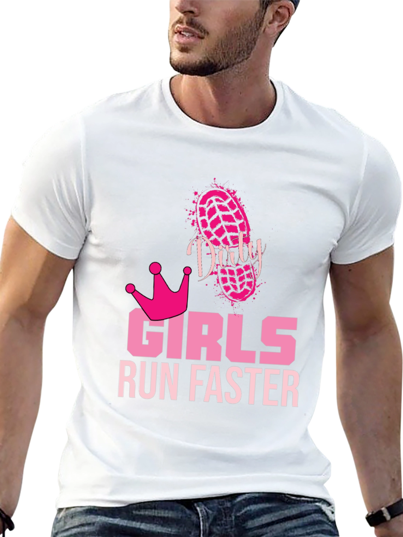 Dirty Girls Run Faster Graphic Tee